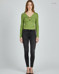 PRIMARK Olive Green Summer Crop Tops (SCT-205)