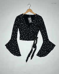 NEW LOOK Black Summer Crop Tops (SCT-206)