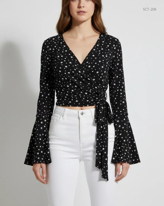 NEW LOOK Black Summer Crop Tops (SCT-206)