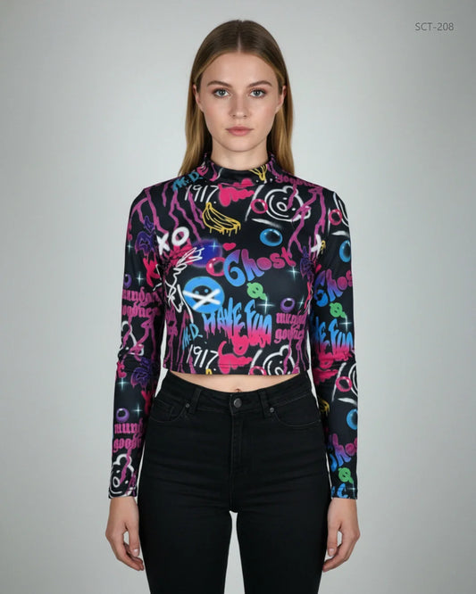 SHEIN Multi Color Summer Crop Tops (SCT-208)