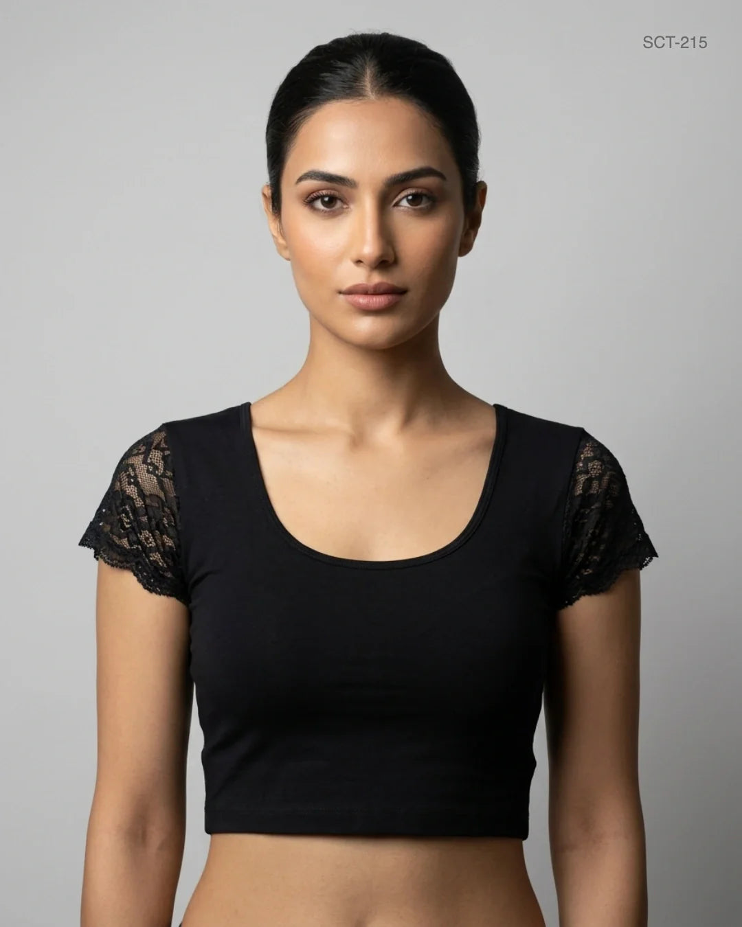 Summer Crop Tops | CUT LABEL | Preloved Branded | Navy Blue Cotton | Premium | OTS Thrift Store Islamabad Pakistan