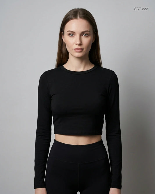 Secondhand Branded Summer Crop Tops by Shein, Black Polyester fabric, Premium condition, for Womens - Online Thrift Shop Lahore Pakistan