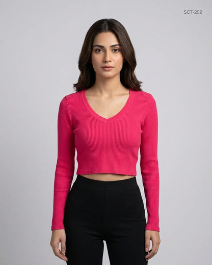 Premium Condition Summer Crop Tops | Preloved Shein | Red Cotton | Thrift Shop for Womens Karachi Pakistan | OTS