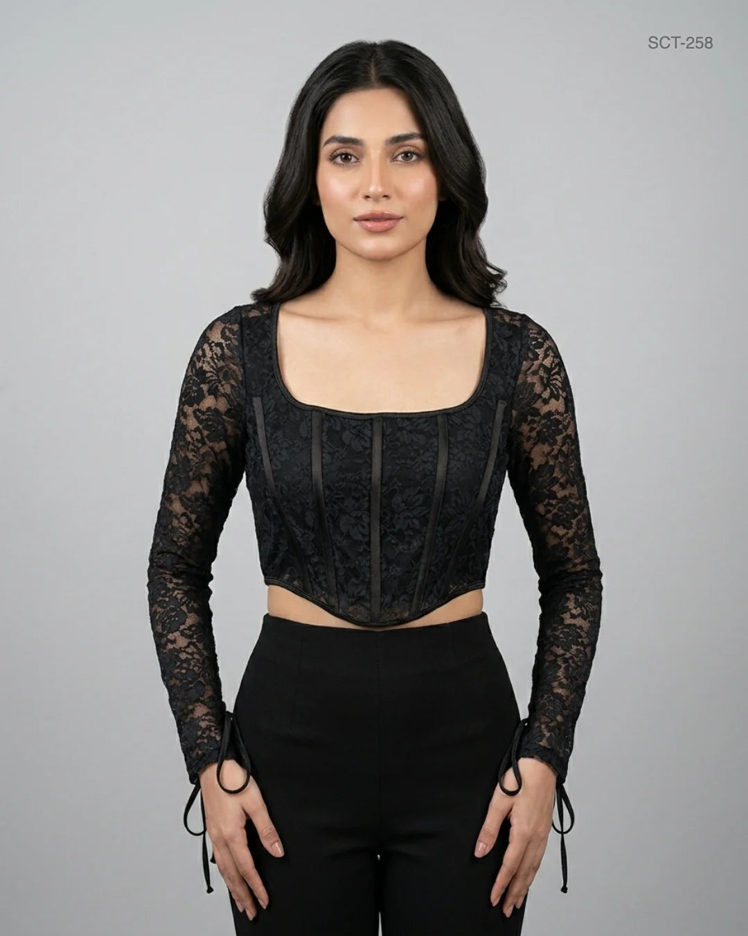 Summer Crop Tops | Shein | Preloved Branded | Black Polyester | Premium | OTS Thrift Store Lahore Pakistan