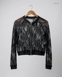 ZARA (SCT-271) Black Summer Crop Tops