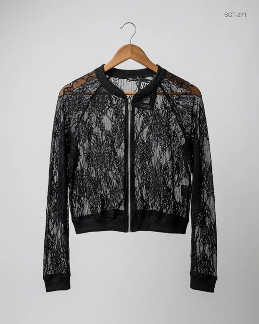 Secondhand Branded Summer Crop Tops by Zara, Black Polyester fabric, Premium condition, for Womens - Online Thrift Shop Peshawar Pakistan