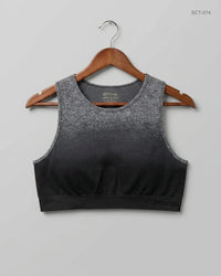 CUT LABEL (SCT-274) Black Summer Crop Tops