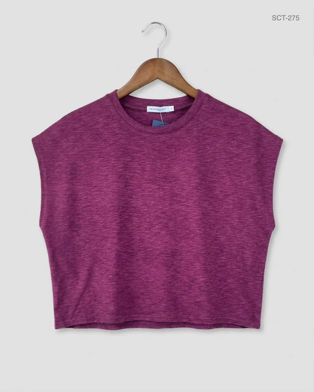 VERA & LUCY (SCT-275) Maroon Summer Crop Tops