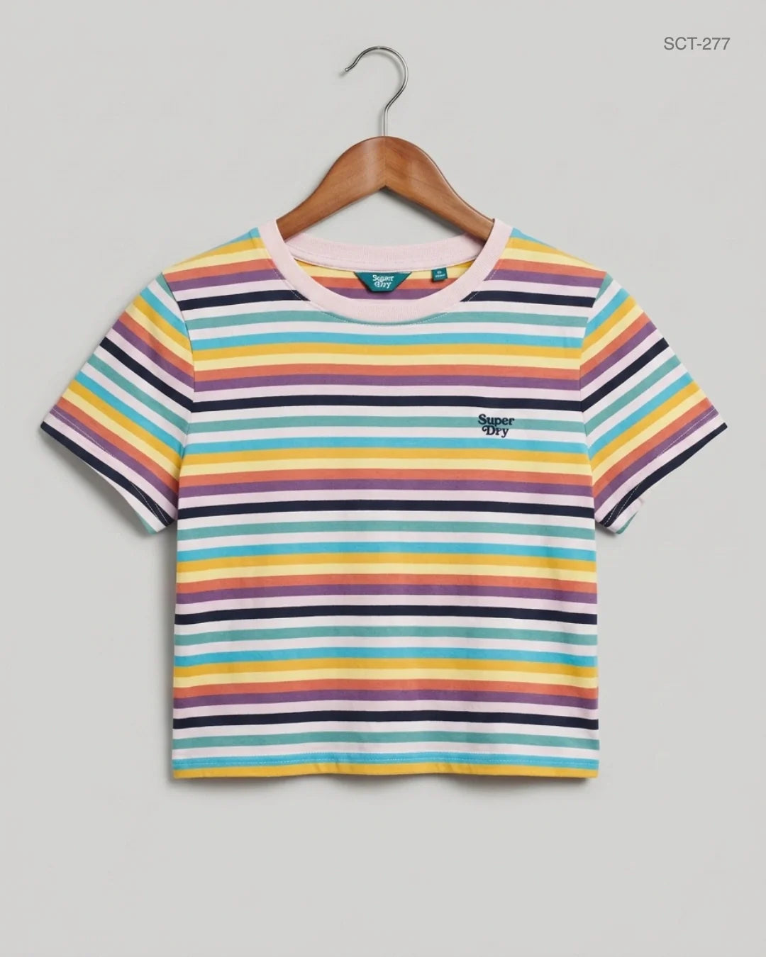 SUPERDRY (SCT-277) Multi Color Summer Crop Tops