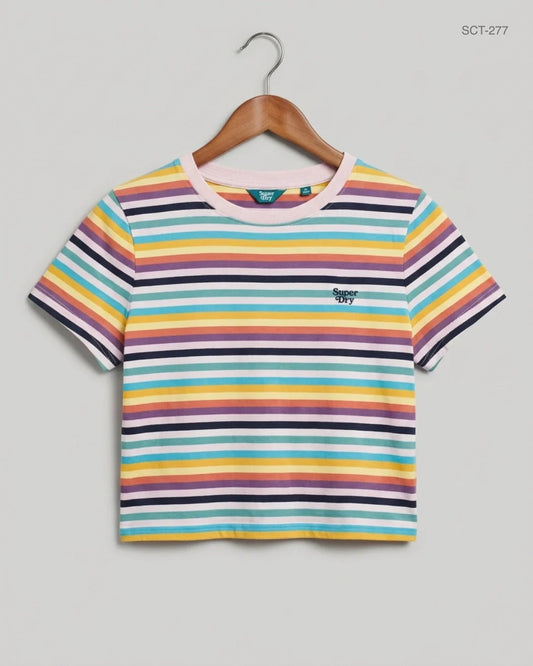 Premium Condition Summer Crop Tops | Preloved Superdry | Multi Cotton | Thrift Shop for Womens Islamabad Pakistan | OTS