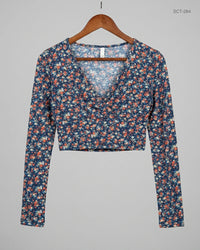 SHEIN (SCT-284) Multi Color Summer Crop Tops