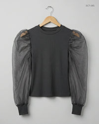 SAW IT FIRST (SCT-285) Black Summer Crop Tops