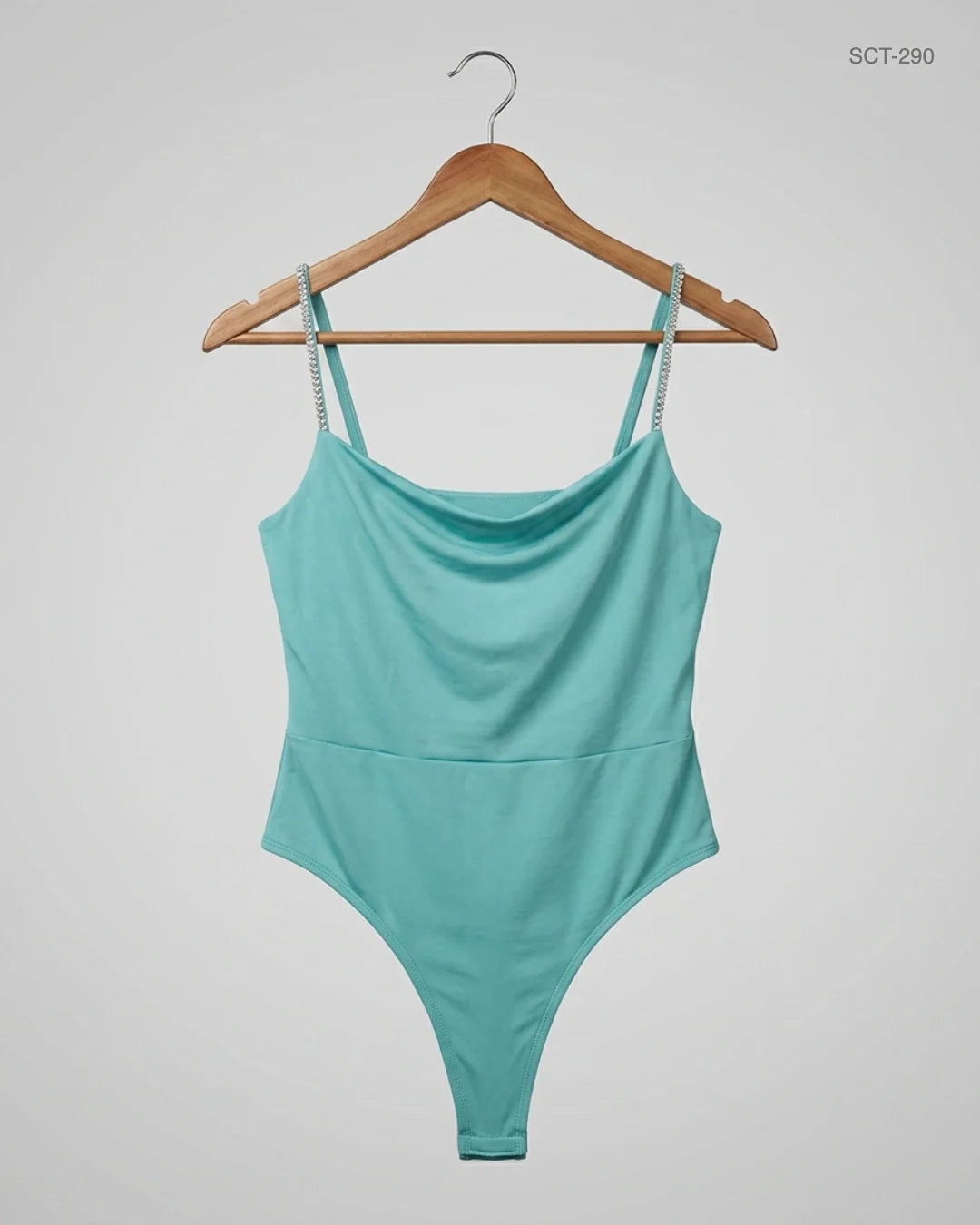 Shop Premium Summer Crop Tops by QUIZ | Preloved Branded Clothes | Green Polyester | Womens | OTS Thrift Store Lahore Pakistan