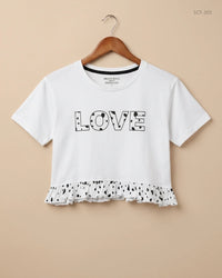 BRAVE SOUL (SCT-303) White Summer Crop Tops
