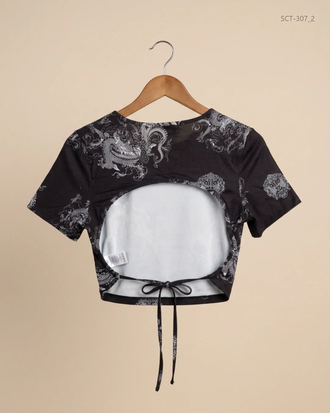 Buy Excellent Summer Crop Tops in Black Polyester by Shein for Womens | OTS Thrift Store Pakistan
