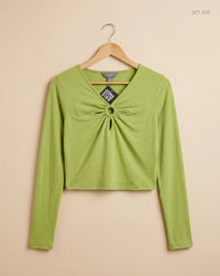 PRIMARK (SCT-310) Green Summer Crop Tops