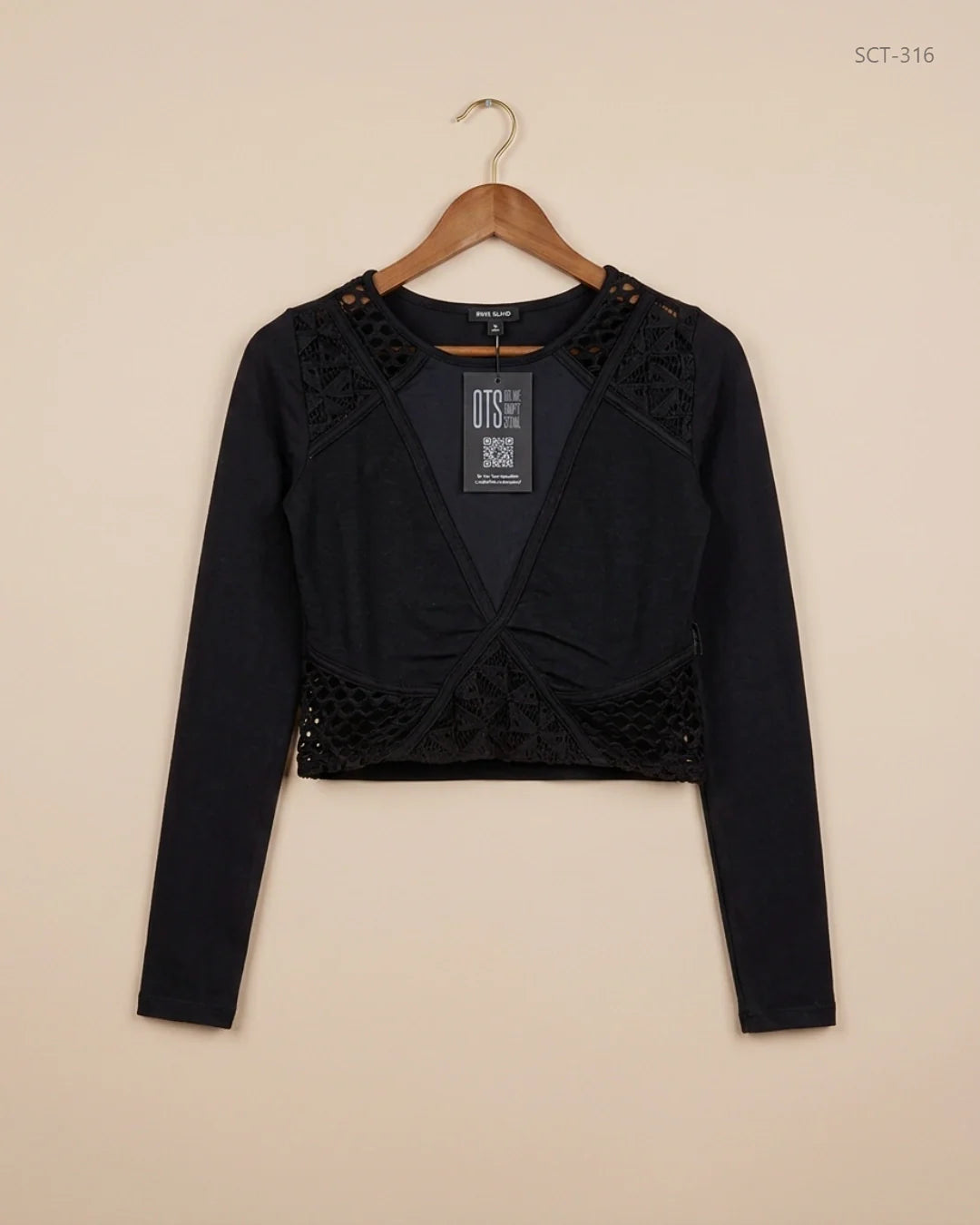 Secondhand Branded Summer Crop Tops by River Island, Black Polyester fabric, Premium condition, for Womens - Online Thrift Shop Karachi Pakistan