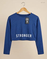CUT LABEL (SCT-317) Dark Blue Summer Crop Tops