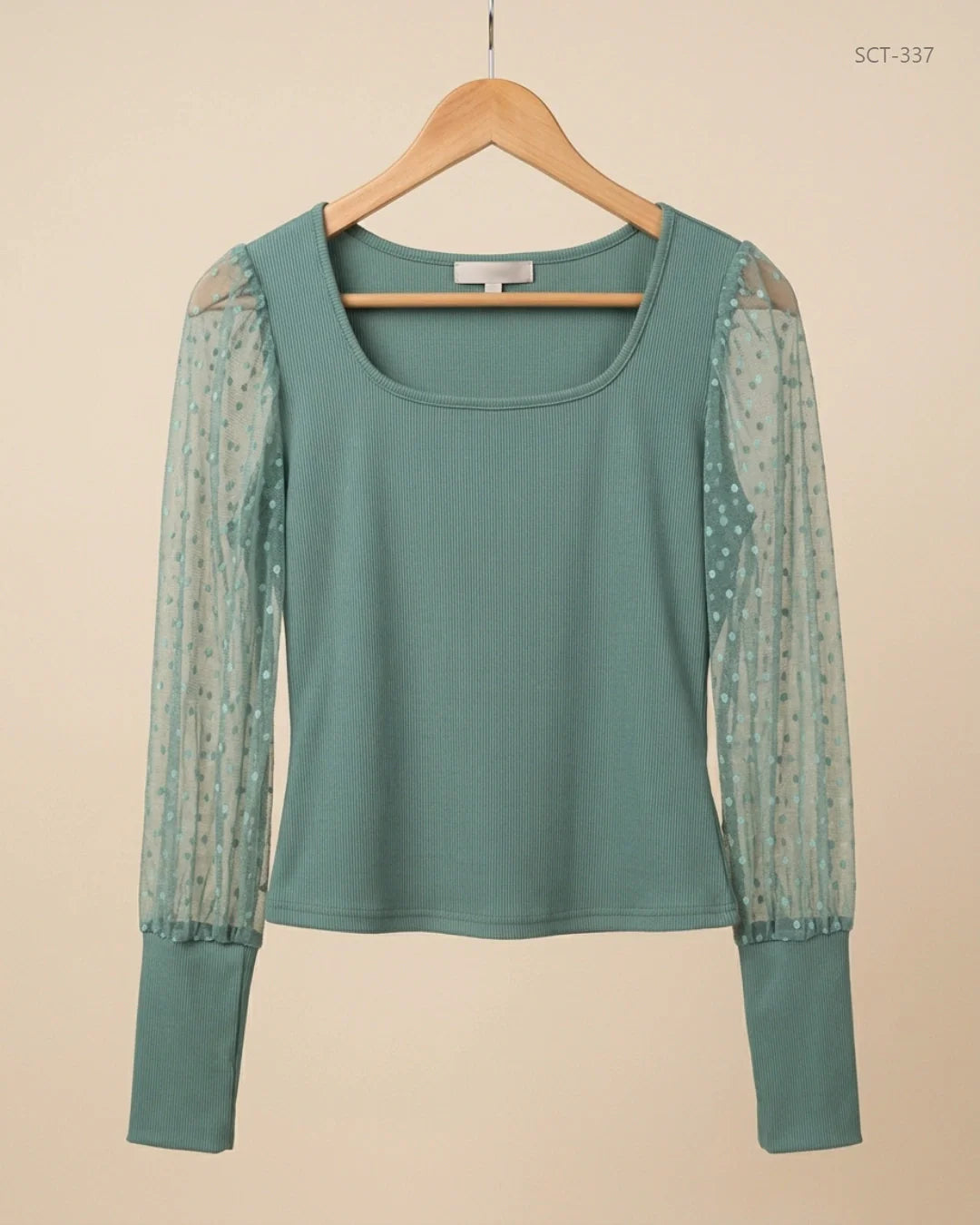 SHEIN (SCT-337) Green Summer Crop Tops