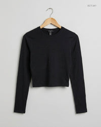 NEW LOOK (SCT-341) Black Summer Crop Tops