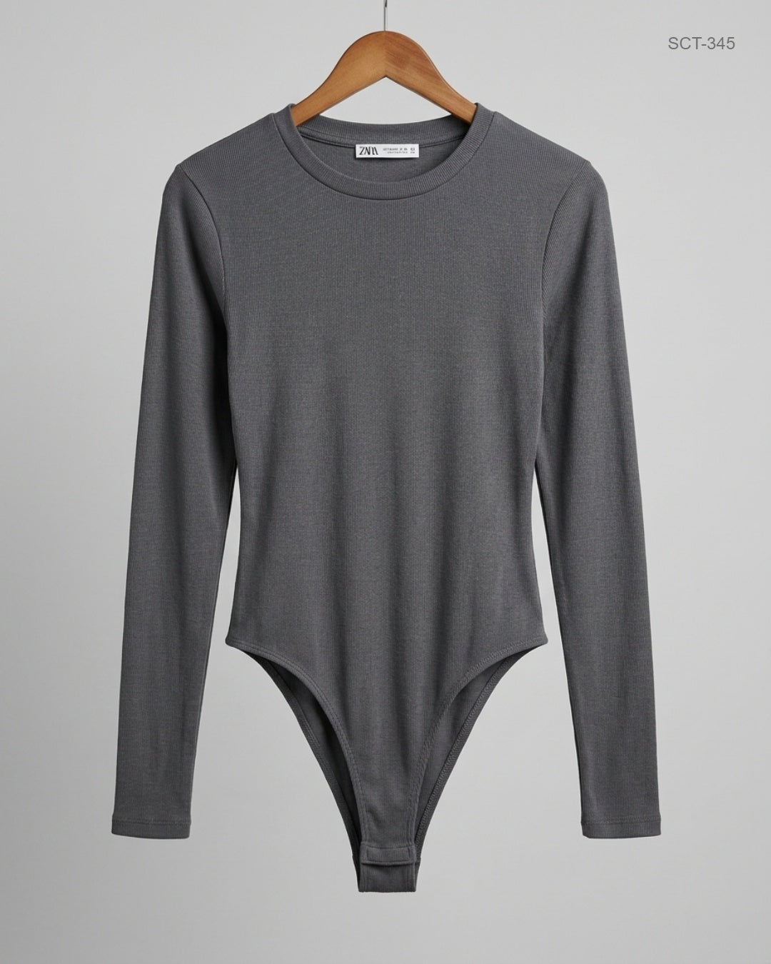 ZARA (SCT-345) Grey Summer Crop Tops