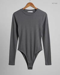 ZARA (SCT-345) Grey Summer Crop Tops