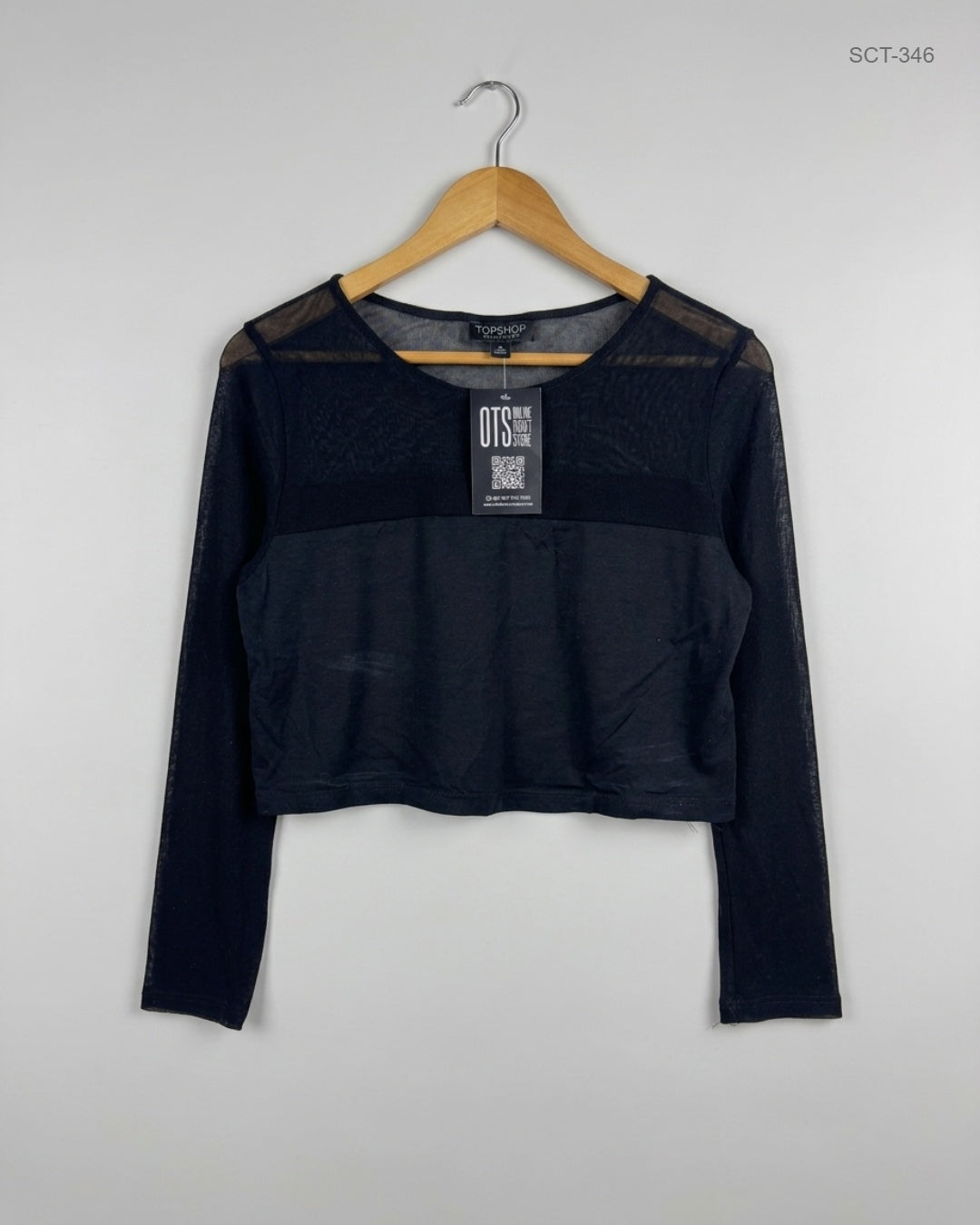 TOPSHOP (SCT-346) Black Summer Crop Tops
