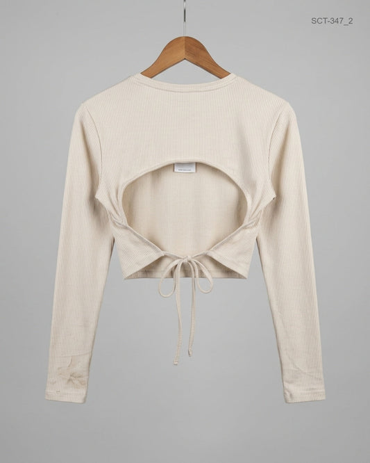 Buy White Polyester Summer Crop Tops by Primark - Excellent condition for Womens | Preloved OTS Pakistan (SCT-347)