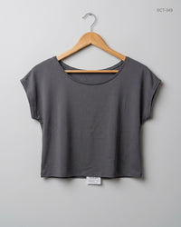 PRIMARK (SCT-349) Grey Summer Crop Tops