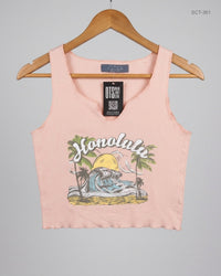 PRIMARK (SCT-361) Teapink Summer Crop Tops