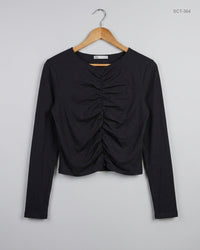 ZARA (SCT-364) Black Summer Crop Tops