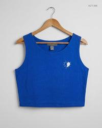 PRIMARK (SCT-368) Blue Summer Crop Tops