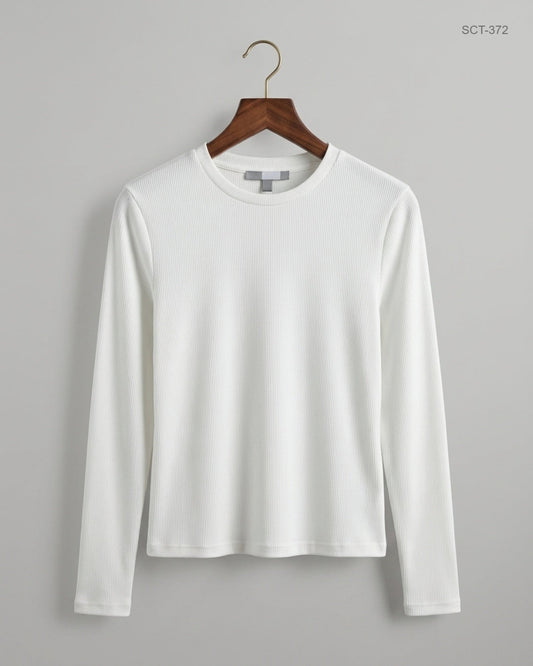 Preloved Premium Summer Crop Tops by Shein, White Polyester for Womens - OTS Thrift Shop Karachi Pakistan