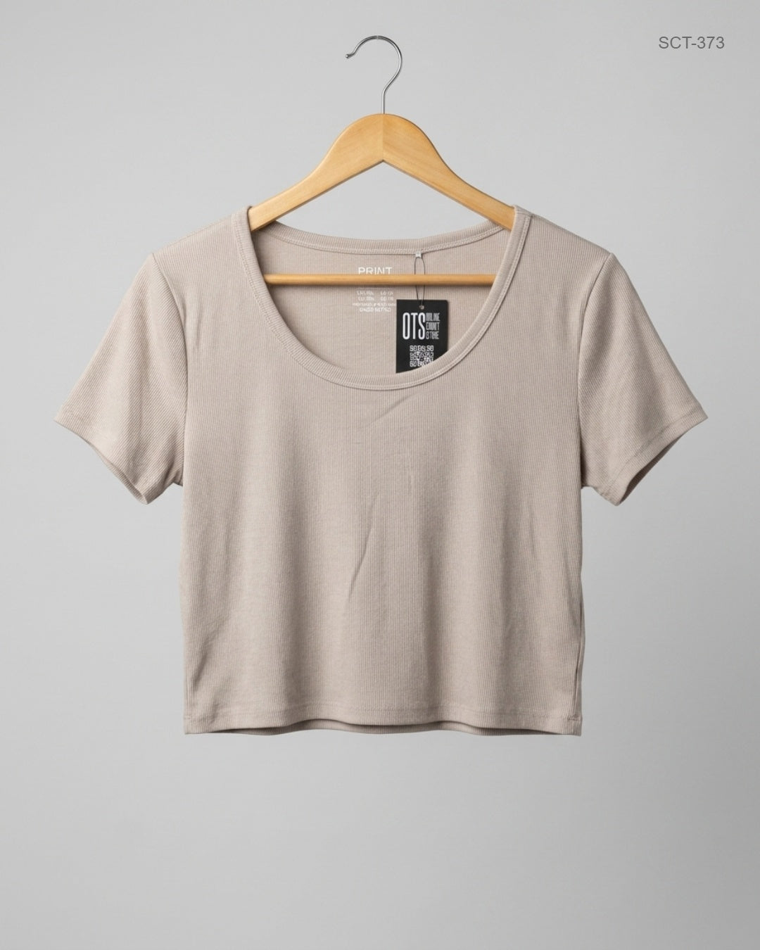 PRIMARK (SCT-373) Beige Summer Crop Tops
