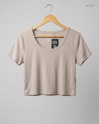 PRIMARK (SCT-373) Beige Summer Crop Tops