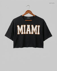 STYLEWISE (SCT-374) Black Summer Crop Tops