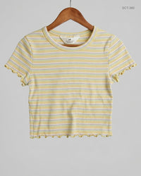 H&M (SCT-380) Multi Color Summer Crop Tops
