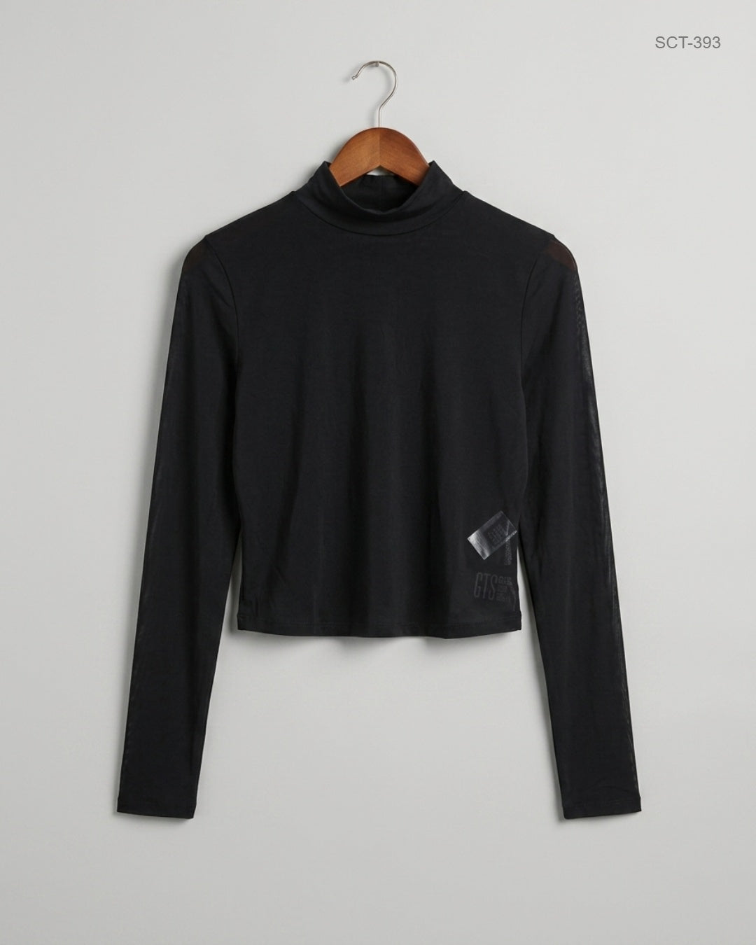 SHEIN (SCT-393) Black Summer Crop Tops