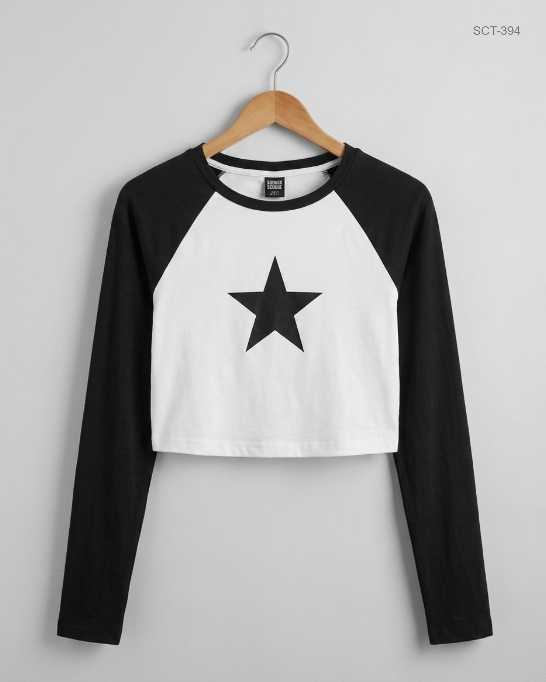 SHEIN (SCT-394) Black & White Summer Crop Tops