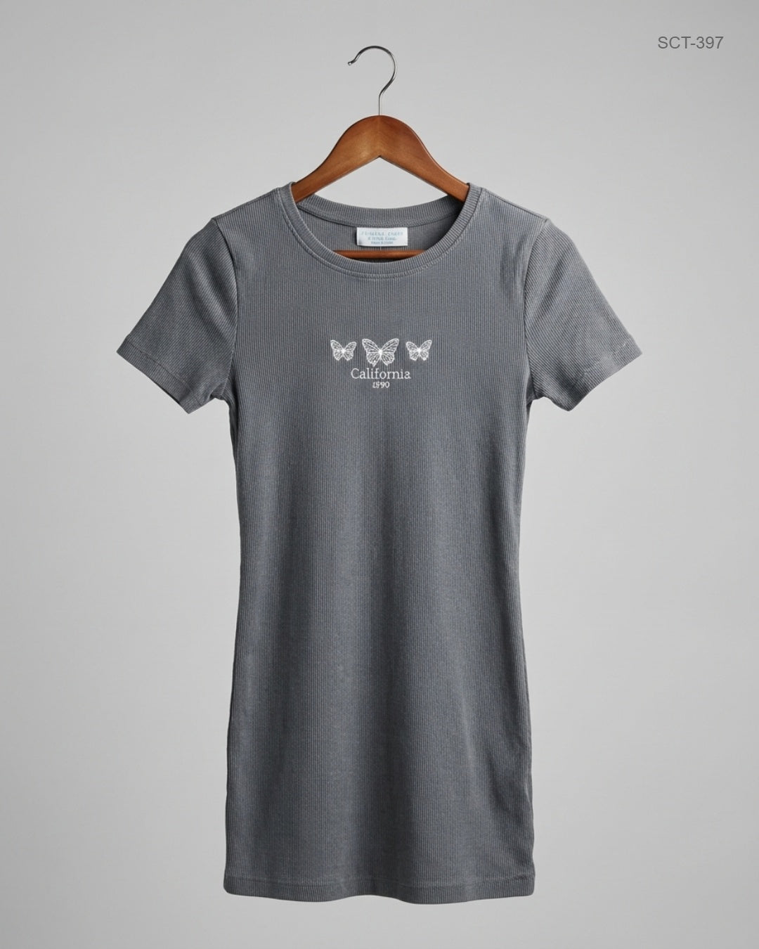 PRIMARK (SCT-397) Gray Summer Crop Tops