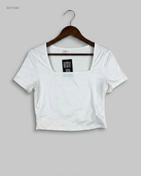 SHEIN (SCT-440) Square Neck Crop Top