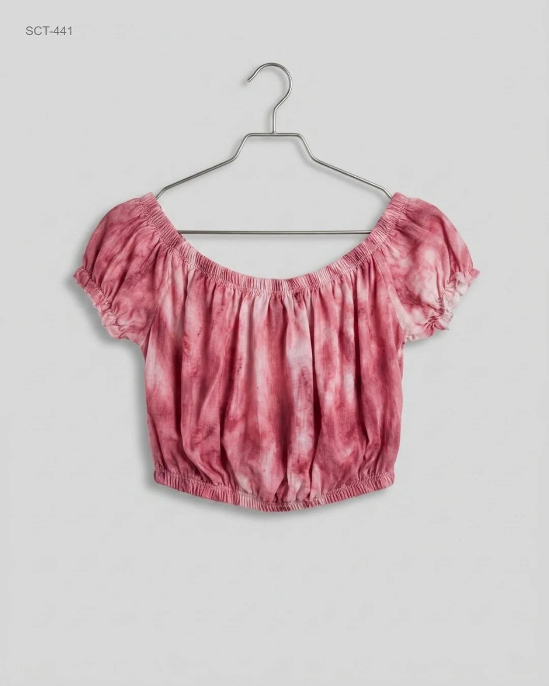 Summer Crop Tops | Primark | Preloved Branded | Pink Polyester | Premium | OTS Thrift Store Karachi Pakistan