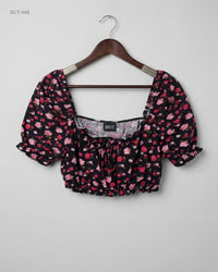 PRIMARK (SCT-448) Milkmaid Crop Top