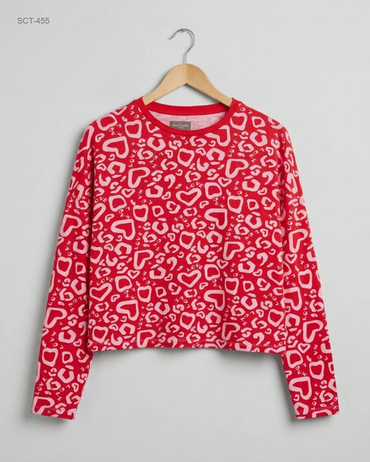 Summer Crop Tops | Primark | Preloved Branded | Red Cotton | Premium | OTS Thrift Store Karachi Pakistan