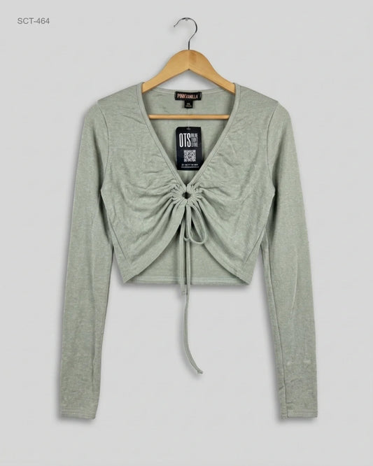 Premium Condition Summer Crop Tops | Preloved PINKVANILLA | MintCream Polyester | Thrift Shop for Womens Karachi Pakistan | OTS