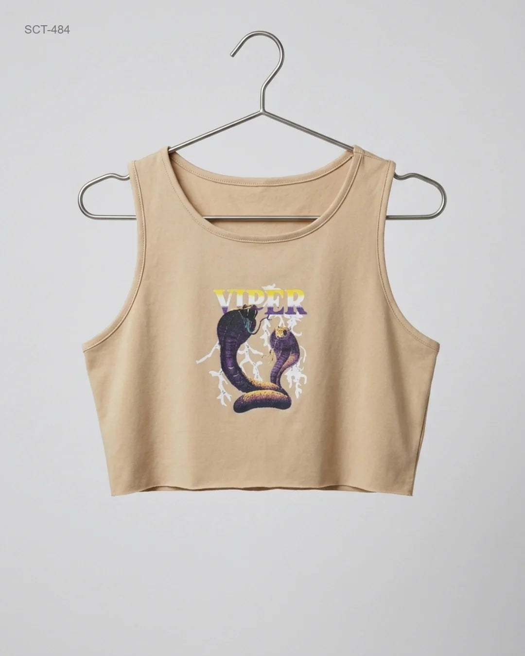 UK Imported secondhand Summer Crop Tops - Shein brand, Beige Cotton, Premium condition, for Womens - Online Thrift Store Islamabad Pakistan