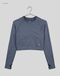 PRIMARK (SCT-487) Long-Sleeve Performance Crop Top