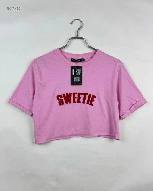 Summer Crop Tops | Boohoo | Preloved Branded | Pink Cotton | Premium | OTS Thrift Store Karachi Pakistan