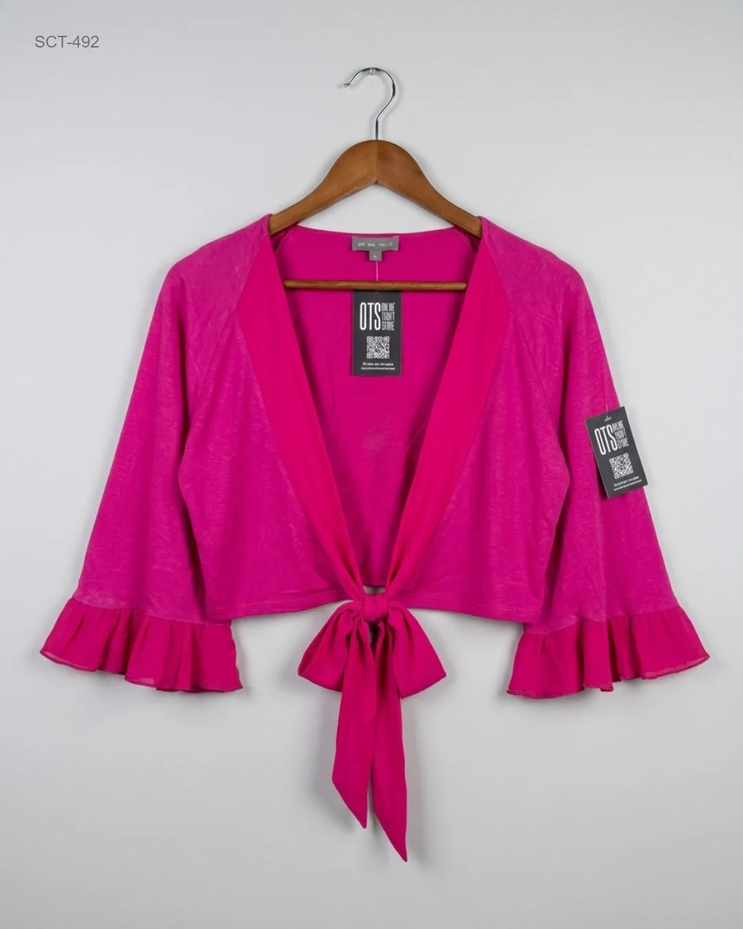 UK Imported secondhand Summer Crop Tops - Per Una brand, Pink Polyester, Premium condition, for Womens - Online Thrift Store Peshawar Pakistan
