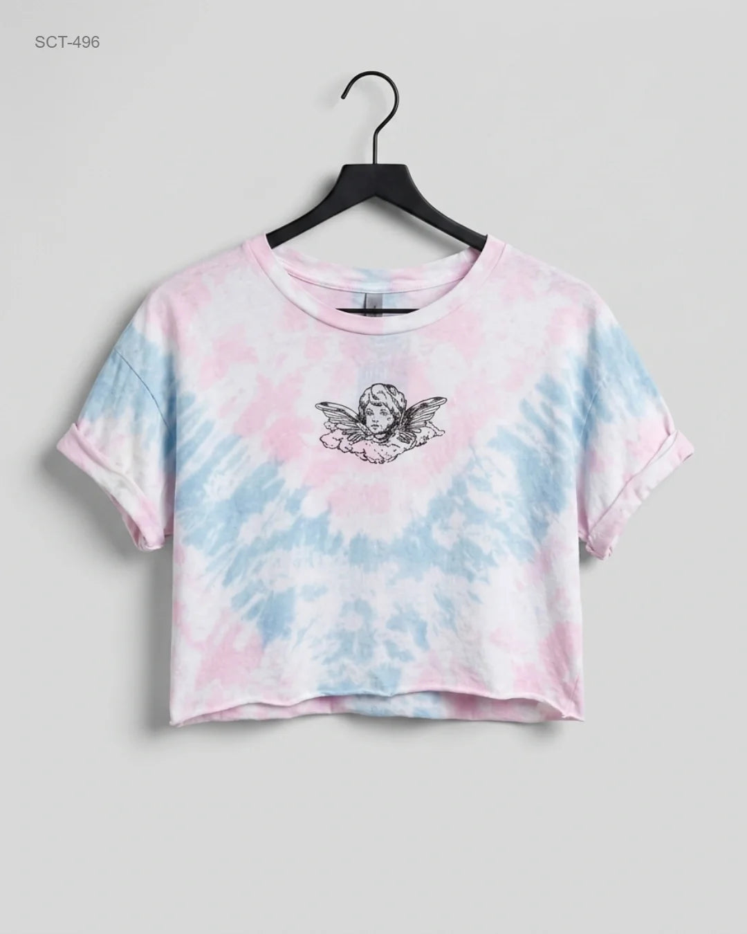 Preloved Premium Summer Crop Tops by PULL&BEAR, Pink Cotton for Womens - OTS Thrift Shop Peshawar Pakistan